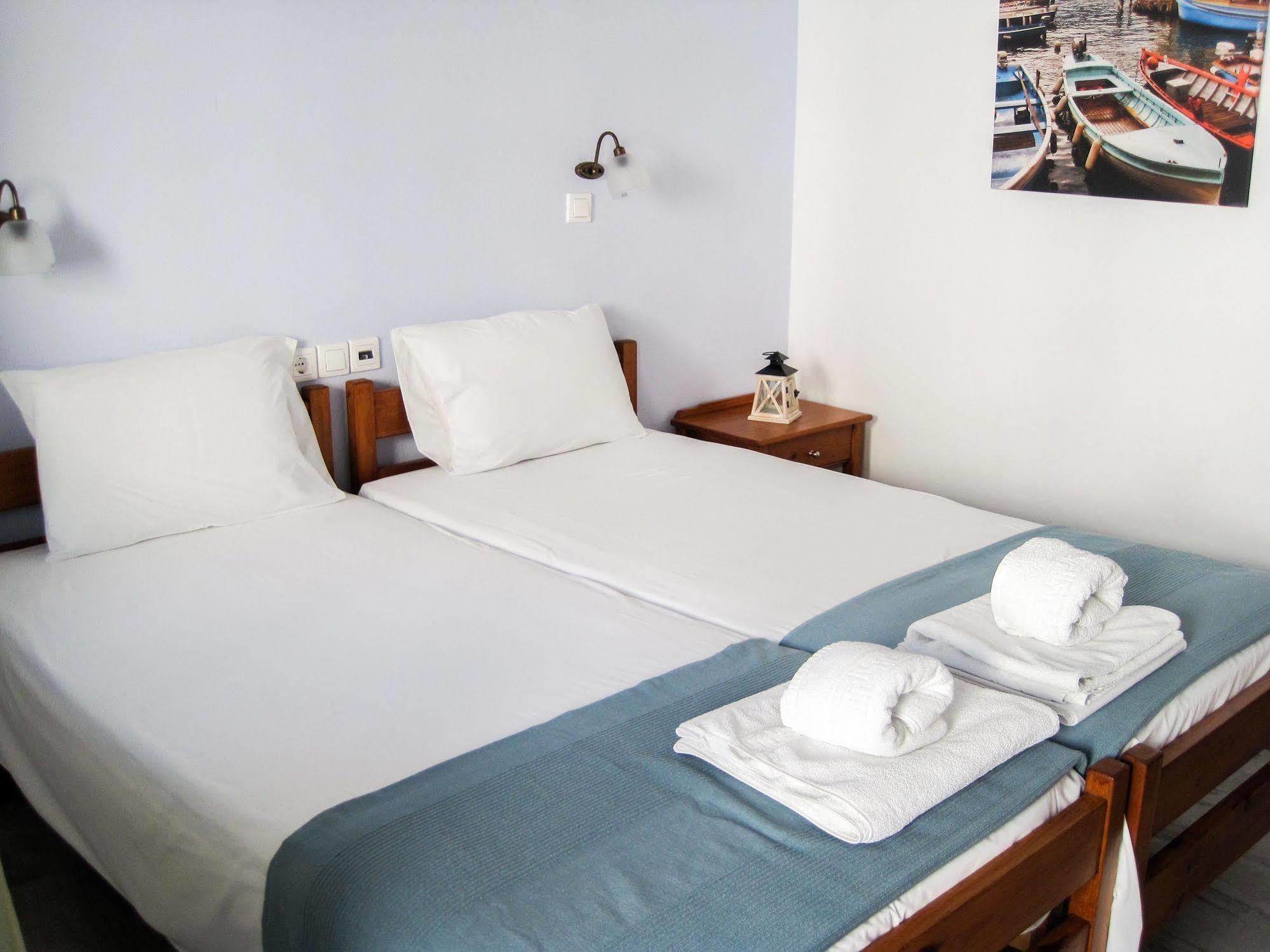 Drakos Twins Aparthotel Mylopotas Bagian luar foto