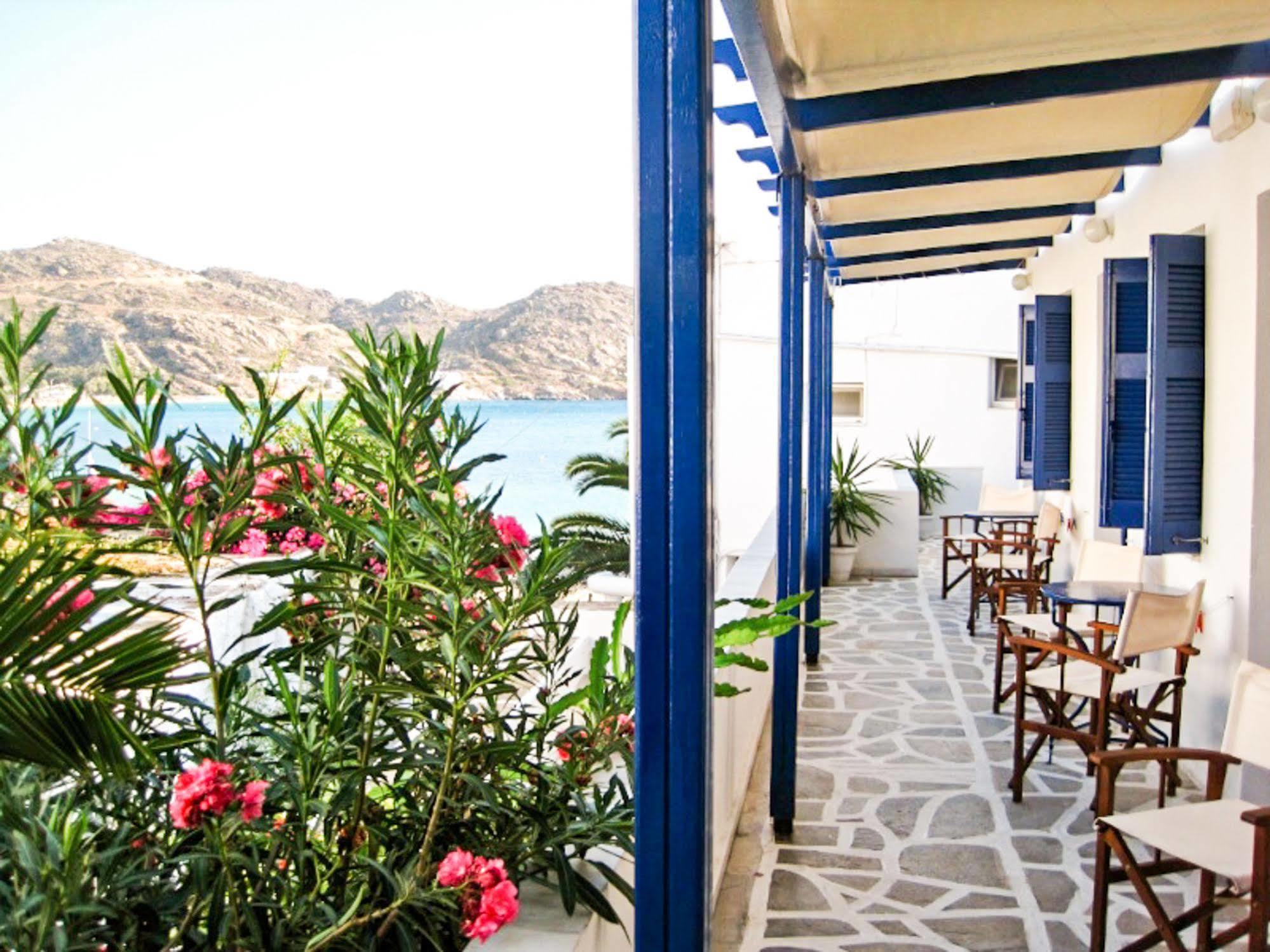 Drakos Twins Aparthotel Mylopotas Bagian luar foto