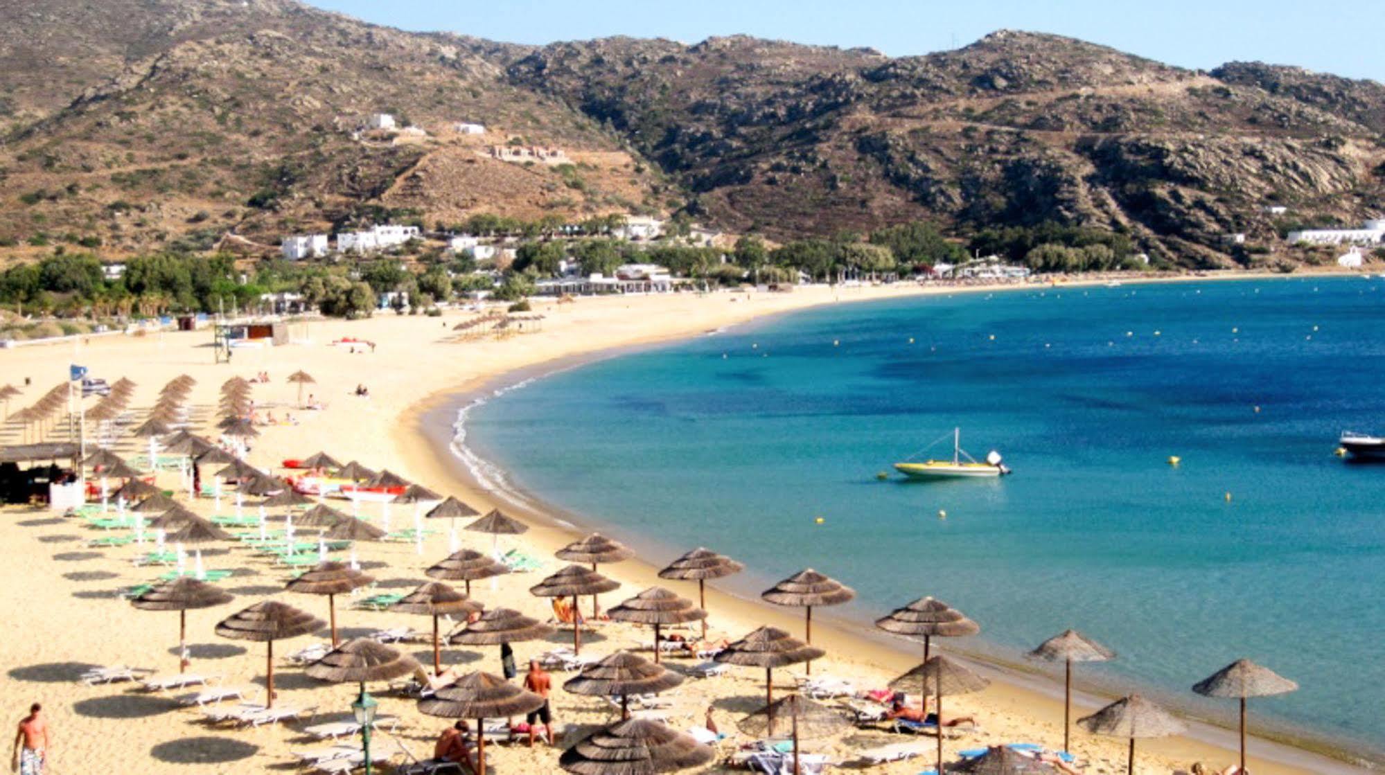 Drakos Twins Aparthotel Mylopotas Bagian luar foto